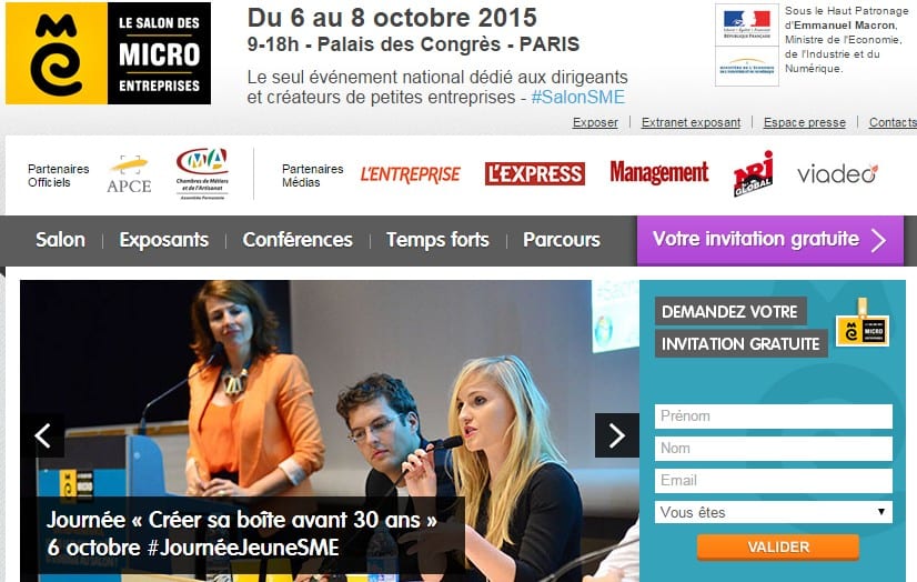 RDV du 6 au 8 Octobre au Salon des Micro Entreprises à Paris ! 8