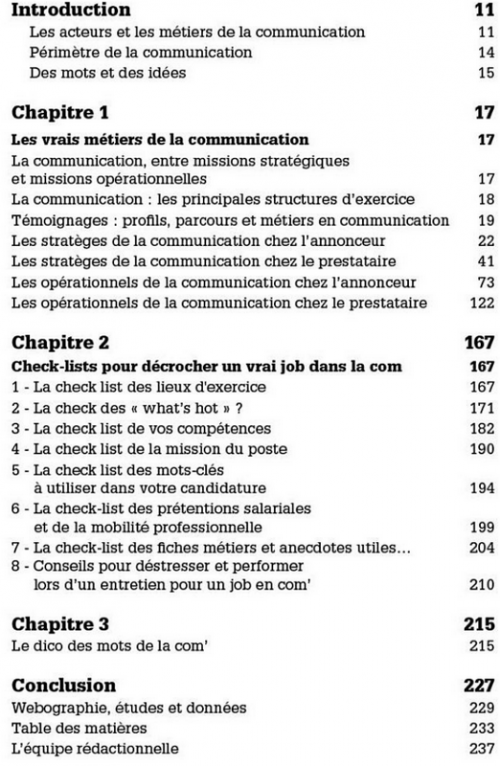 "J'ai un job dans la com", le guide des métiers de la communication par Serge-Henri Saint-Michel 7